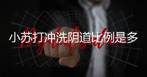 小苏打冲洗阴道比例是多少